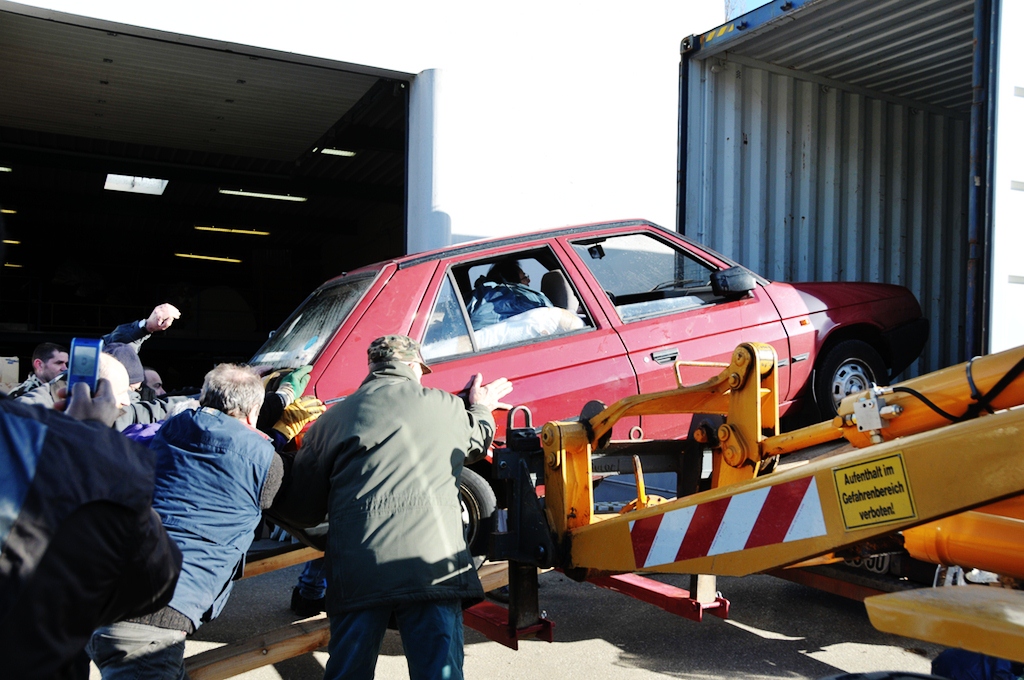 Chargement container 22