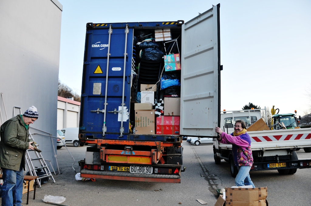 Fermeture du container avant expédition I