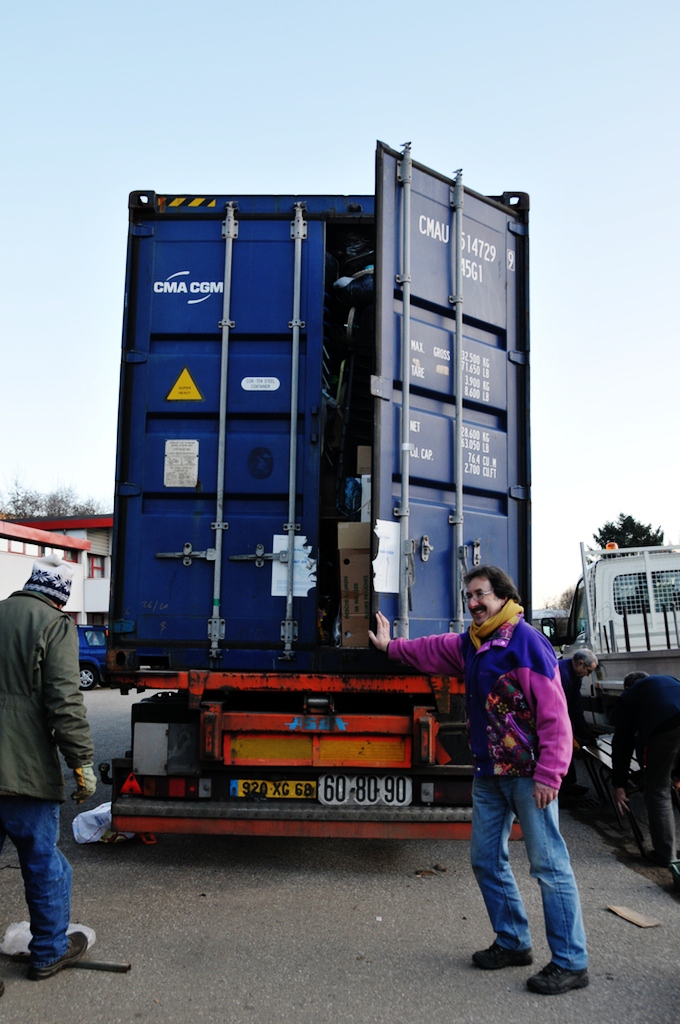 Fermeture du container avant expédition II