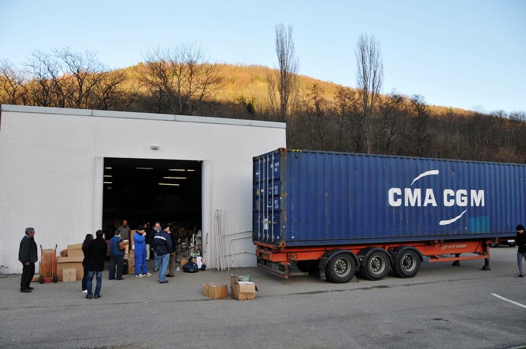 Fermeture du container avant expédition IV